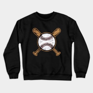 Baseball Lover Bat Crewneck Sweatshirt